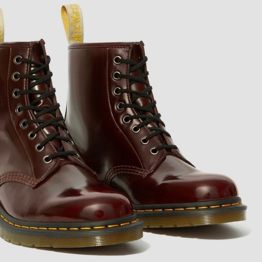 Dr Martens 1460 Vegan Cherry red boots
